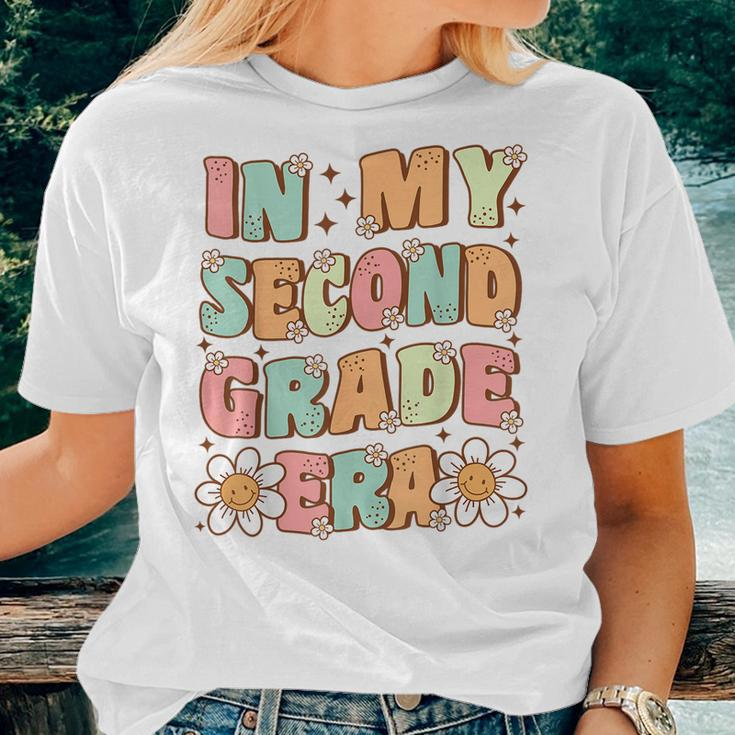 In My Second Grade Era Cute Groovy 2Nd Grade Back To School Women T-shirt Gifts for Her