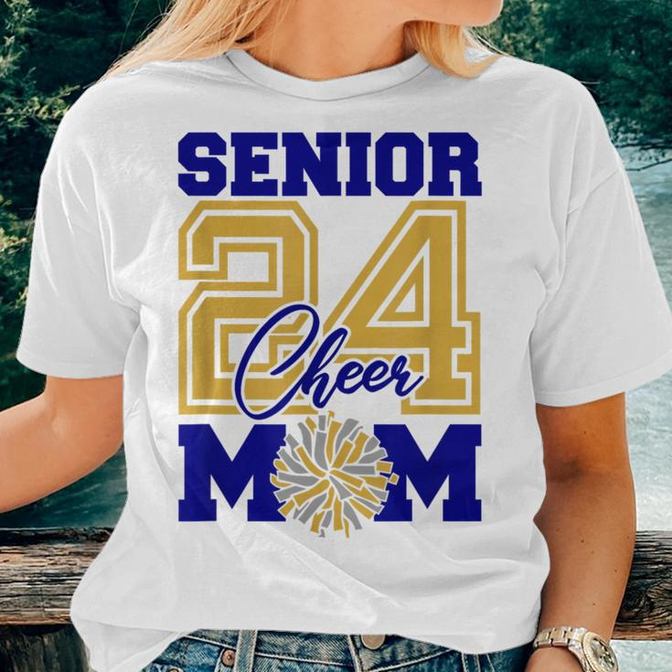 Senior Cheer Mom 2024 Cheerleader Parent Class Of 2024 Women T-shirt Gifts for Her