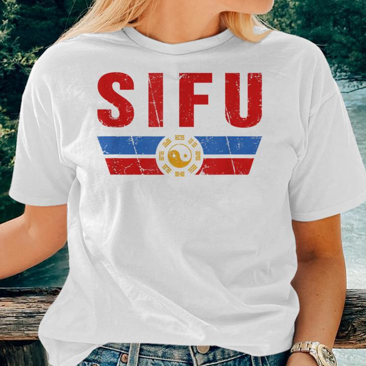 Sifu Martial Arts Instructor Kung Fu Teacher Women T-shirt Gifts for Her