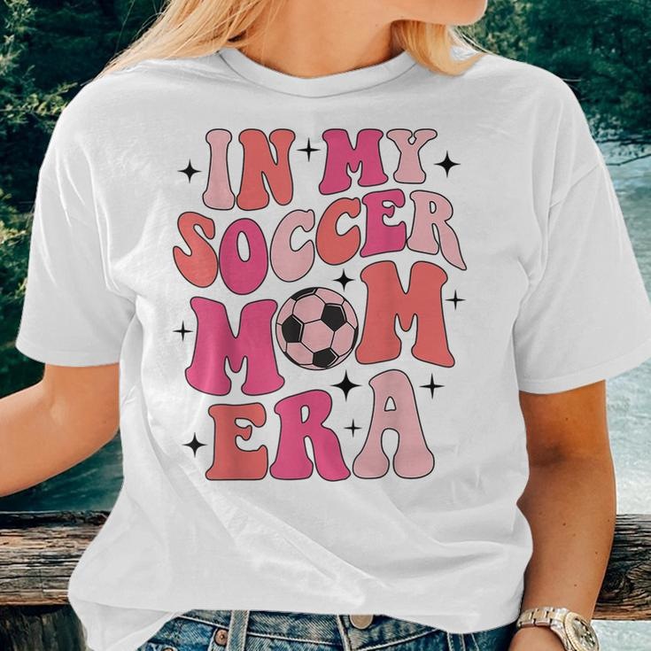 In My Soccer Mom Era Groovy Soccer Mom Life Women T-shirt Gifts for Her