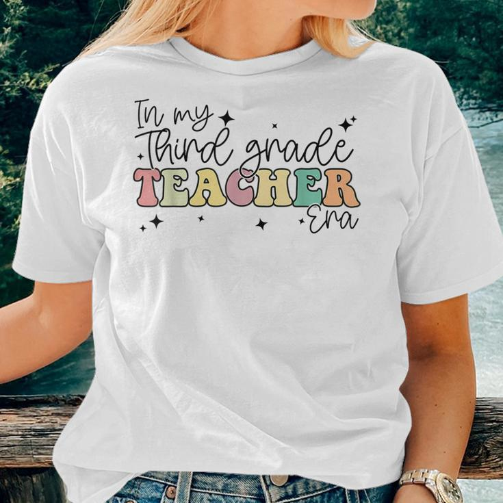 In My Third Grade Teacher Era Back To School 3Rd Grade Retro Women T-shirt Gifts for Her