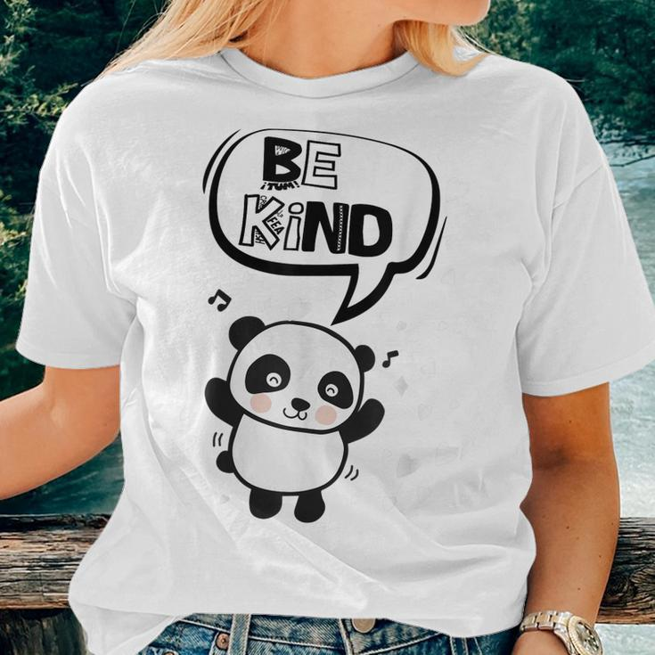 Unity Day Orange Anti Bullying And Panda Be Kind Women T-shirt Casual Daily Basic Unisex Tee Gifts for Her