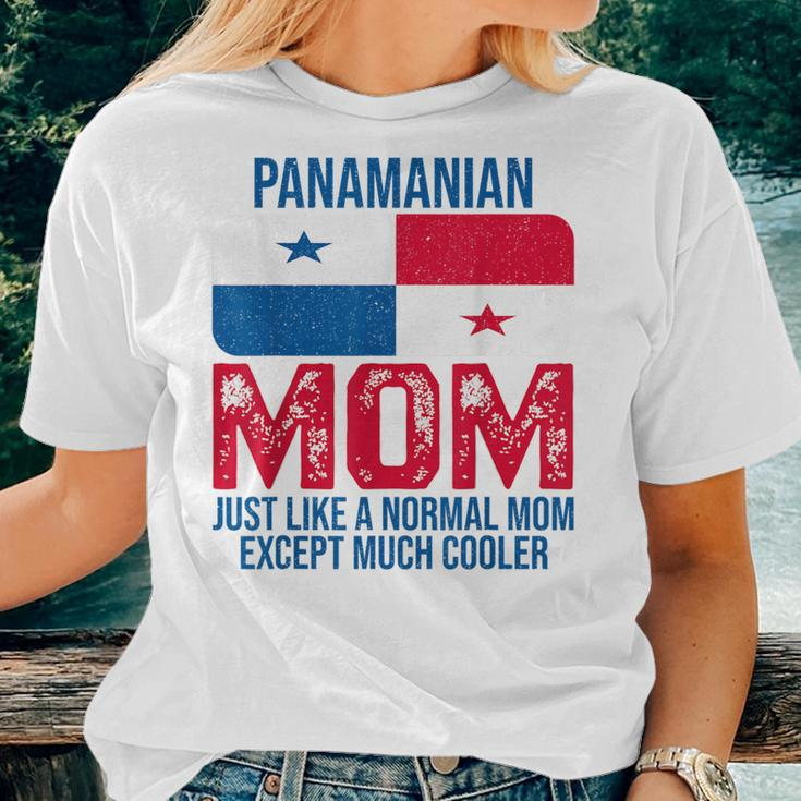 Vintage Panamanian Mom Panama Flag For Mother's Day Women T-shirt Gifts for Her