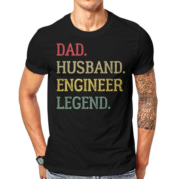 Dad Husband Engineer Legend Engineer Dad   Gift For Women Men T-shirt Crewneck Short Sleeve