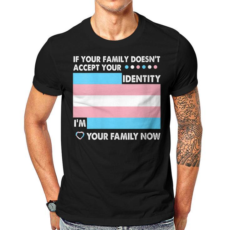 Transgender Support Funny Trans Dad Mom Lgbt Ally Pride Flag  Gift For Womens Gift For Women Men T-shirt Crewneck Short Sleeve