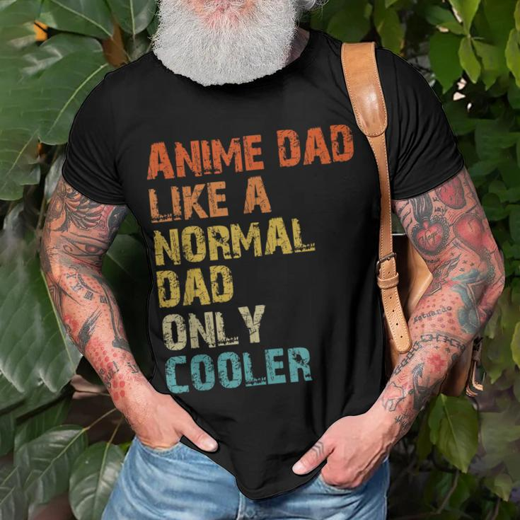 Anime Dad Like A Normal Dad But Cooler Fathers Day Anime Gift For Women Men T-shirt Crewneck Short Sleeve