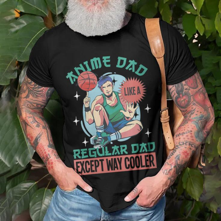 Anime Dad Like A Regular Dad Except Way Cooler Gift For Womens Gift For Women Men T-shirt Crewneck Short Sleeve