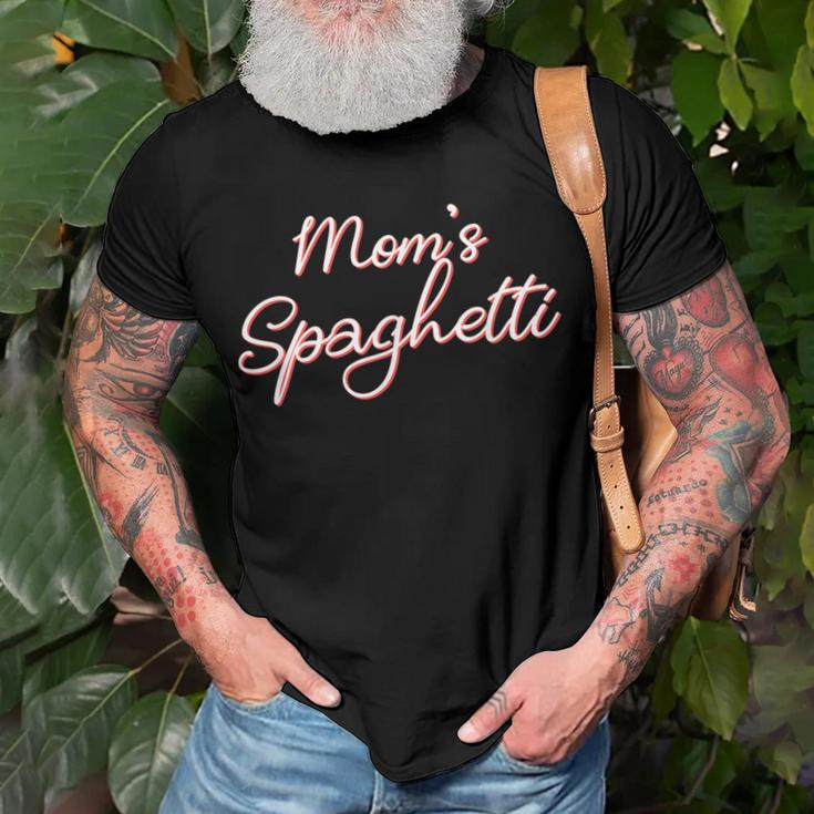 Funny Mothers Day Moms Spaghetti And Meatballs Lover Meme Gift For Women Men T-shirt Crewneck Short Sleeve
