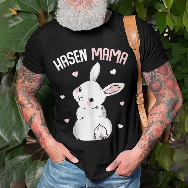 Rabbit Mum With Rabbit Easter Bunny Gift For Women Men T-shirt Crewneck Short Sleeve