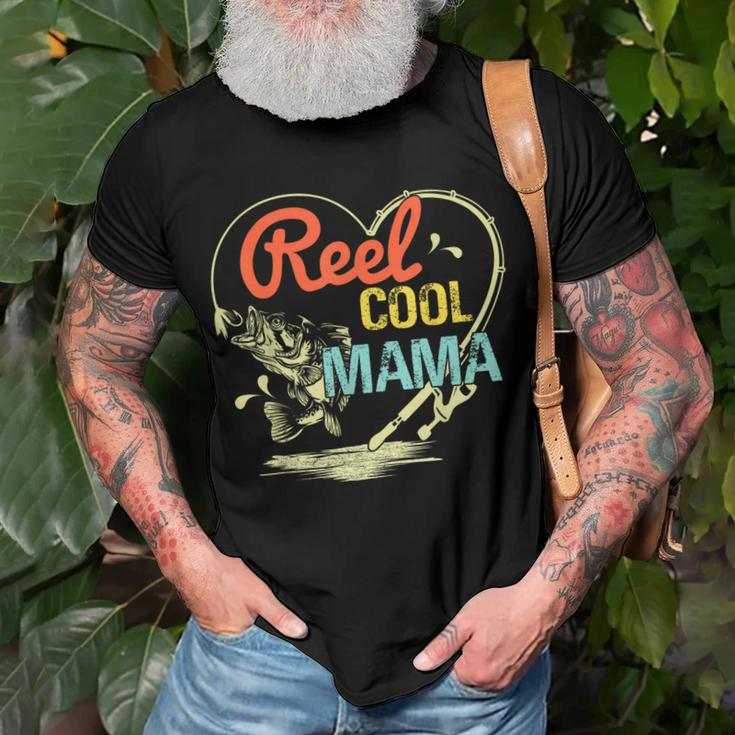 Reel Cool Mama Fishing Mothers Day For Womens Gift For Women Men T-shirt Crewneck Short Sleeve