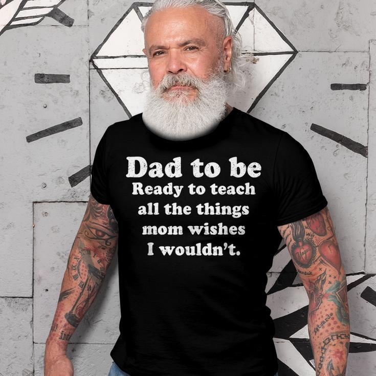 Fathers Day Dad Sayings Happy Fathers Day Gift For Women Men T-shirt Crewneck Short Sleeve