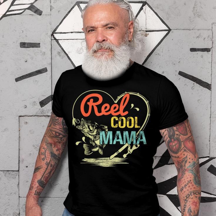 Reel Cool Mama Fishing Mothers Day For Womens Gift For Women Men T-shirt Crewneck Short Sleeve