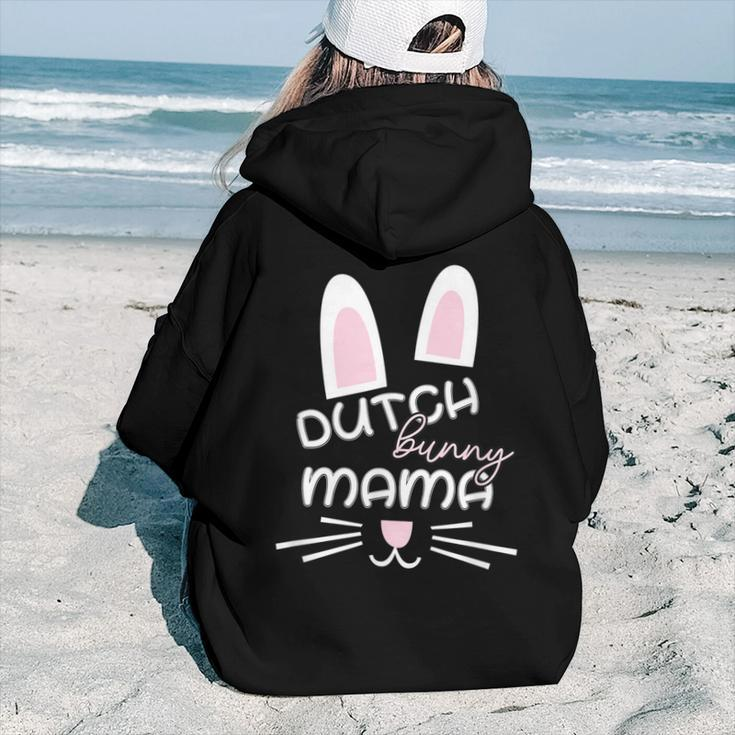Dutch Rabbit Mum Rabbit Lover For Women Women Hoodie Back Print