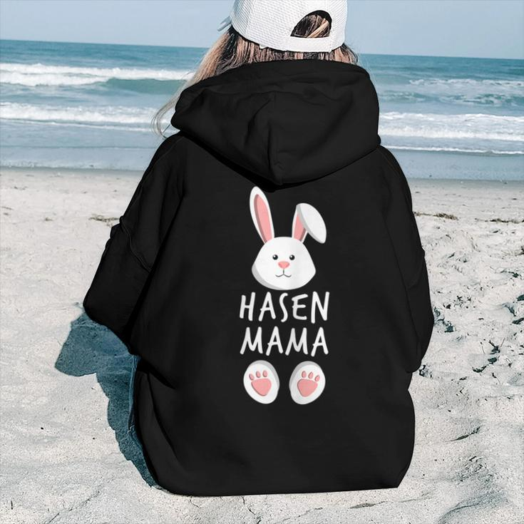 Rabbit Mum Family Partner Look Easter Bunny Easter For Women Women Hoodie Back Print