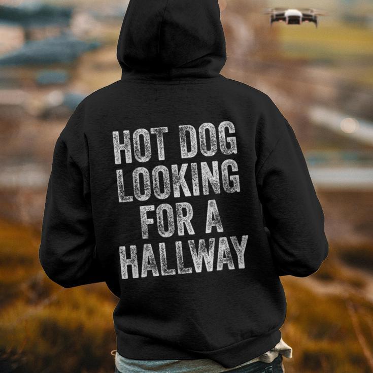 Hot Dog Is Looking For A Fast Food Fan For The Hallway Hot Hoodie Back Print