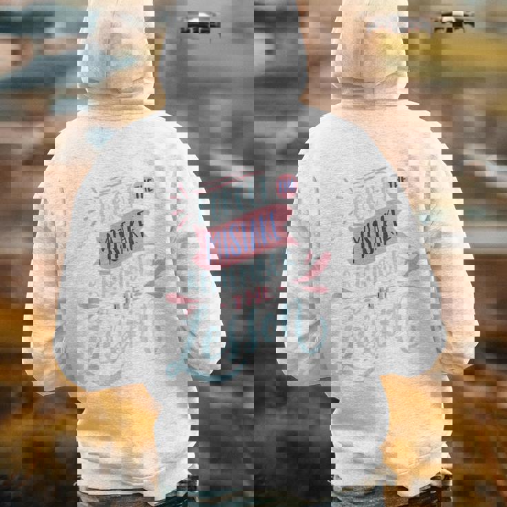 Forget The Mistake Remember The Lesson Back Print Hoodie