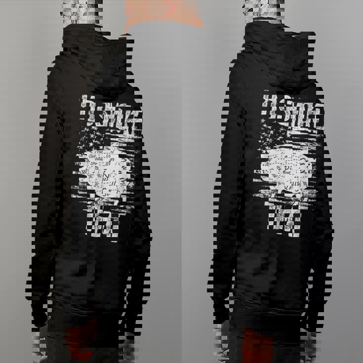 Id Smoke That Bbq Smoker Father Barbecue Grilling Usa Flag Usa Funny Gifts Back Print Hoodie Id Smoke That Bbq Smoker Father Barbecue Grilling Usa Flag Usa Funny Gifts Back Print Hoodie