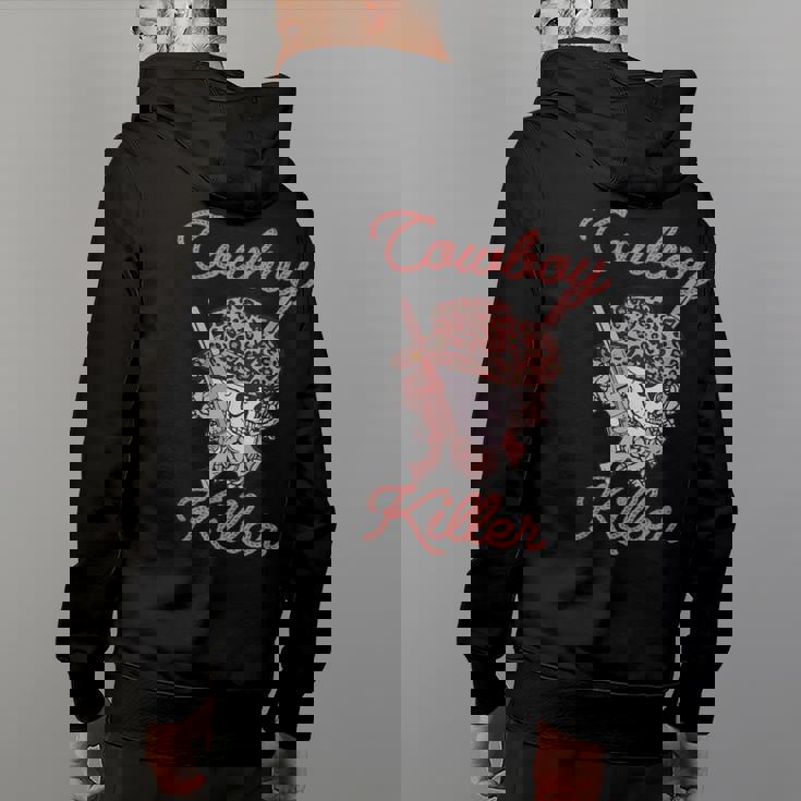 Western Cowboy Hat Cowboy Killer Back Print Hoodie