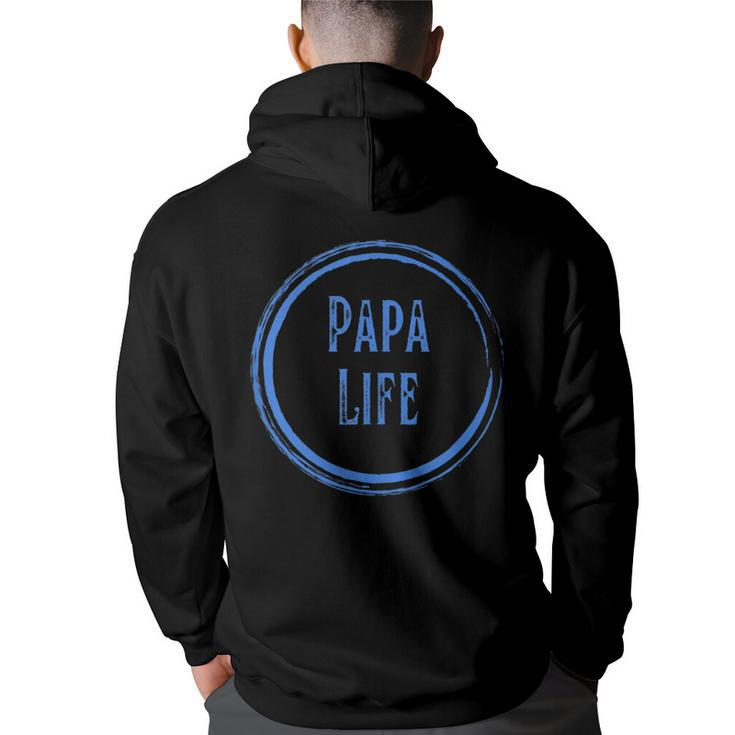 Dad Grandpa Papa Great Grandad Dad To Be New Father Daddy  Grandpa Funny Gifts Back Print Hoodie