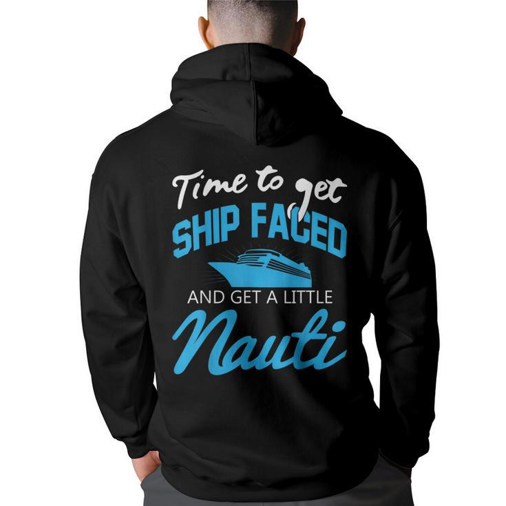 Funny Boat Party  - Shipfaced Family Cruise  Cruise Funny Gifts Back Print Hoodie