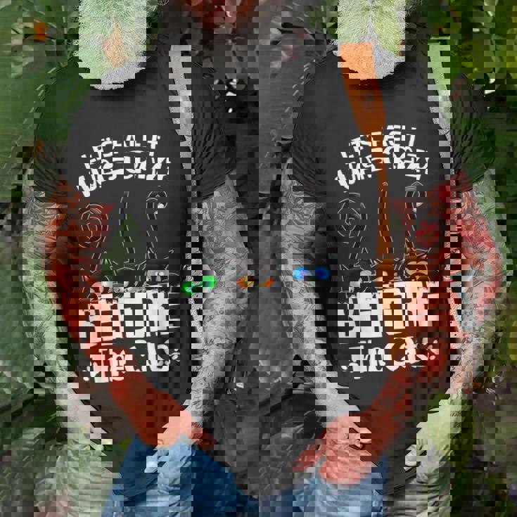 Lets Face It I Was Crazy Before The Cats Funny Cat Lover Gifts For Cat Lover Funny Gifts Old Men T-shirt Gifts for Old Men