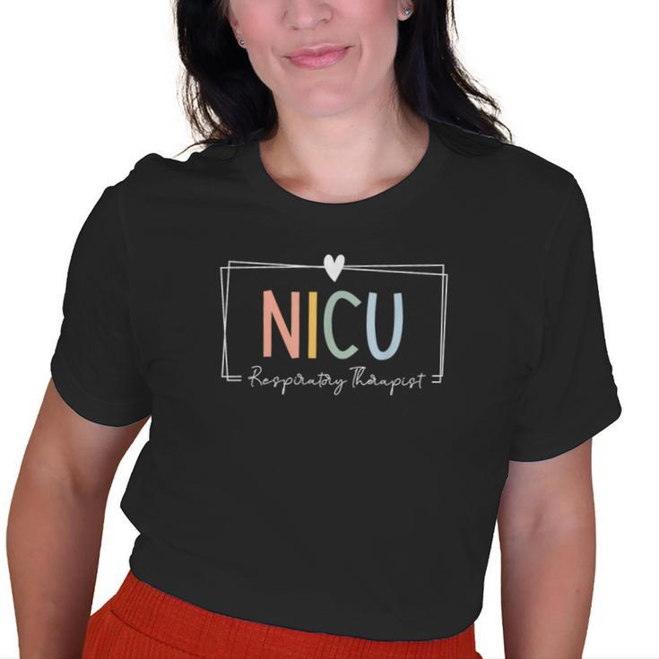 Nicu Respiratory Therapist Nicu Rt Icu Neonatal Tiny Humans Old Women T-shirt