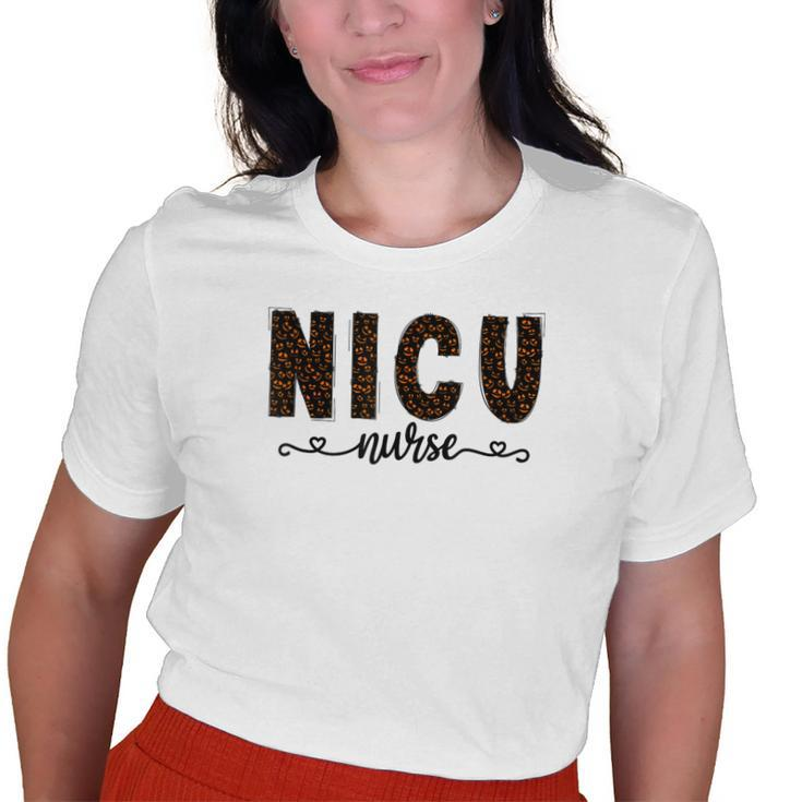 Nicu Nurse Halloween For Spooky Fall Nurse Old Women T-shirt