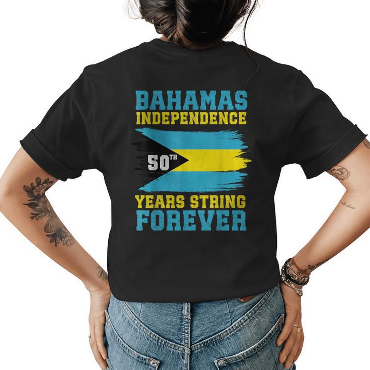 Funny Bahamas Independence Day Bahamas 50Th Celebration Bahamas Funny Gifts Womens Back Print T-shirt