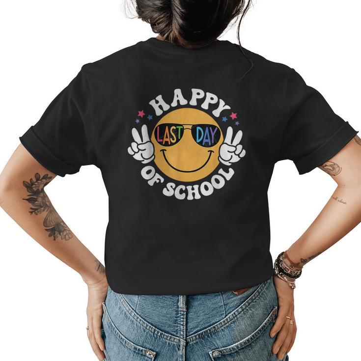 Happy Last Day Of School Teacher For Women Men & Kids  Womens Back Print T-shirt