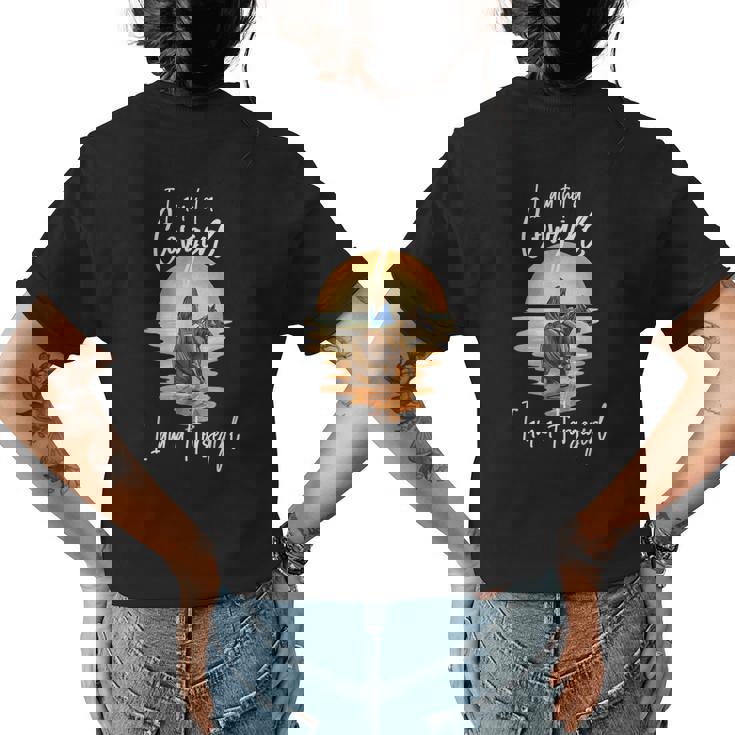 I Am Not A Cowgirl I Am A Horsegirl Horse Equestrians Womens Back Print T-shirt