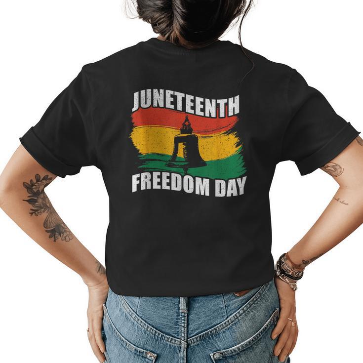 Junenth Is My Independence Day Black Women Black Pride  Womens Back Print T-shirt