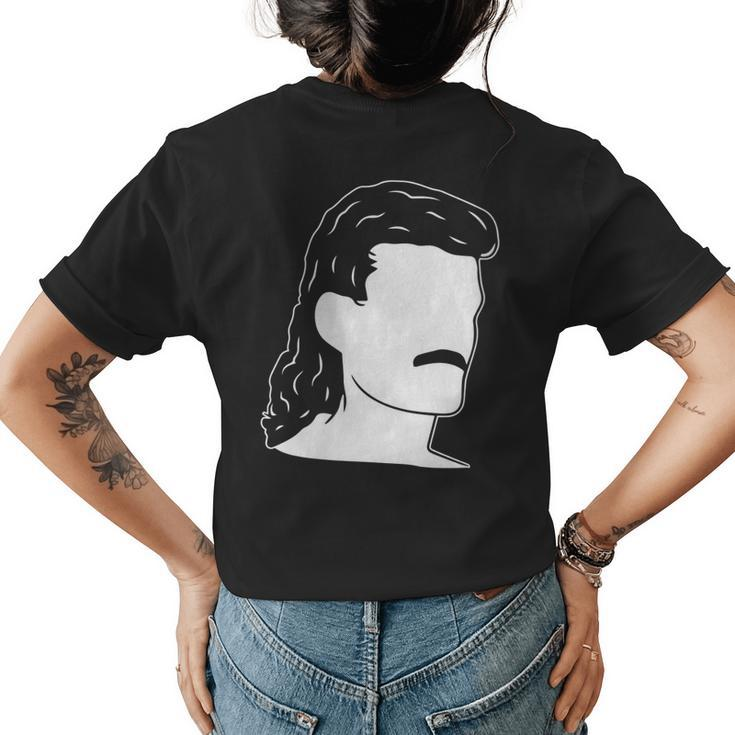 Mullet - Pride Redneck Mullet  Womens Back Print T-shirt
