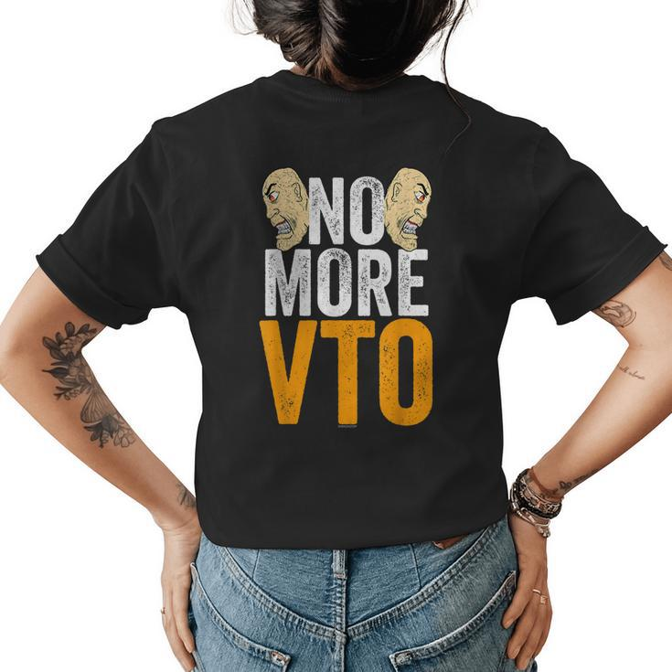 No More Vto Swagazon Associate Pride Coworker Swag Gift  Womens Back Print T-shirt