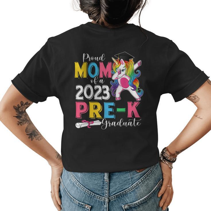 Proud Mom Of A 2023 Prek Graduate Family Lover Women's T-shirt Back Print