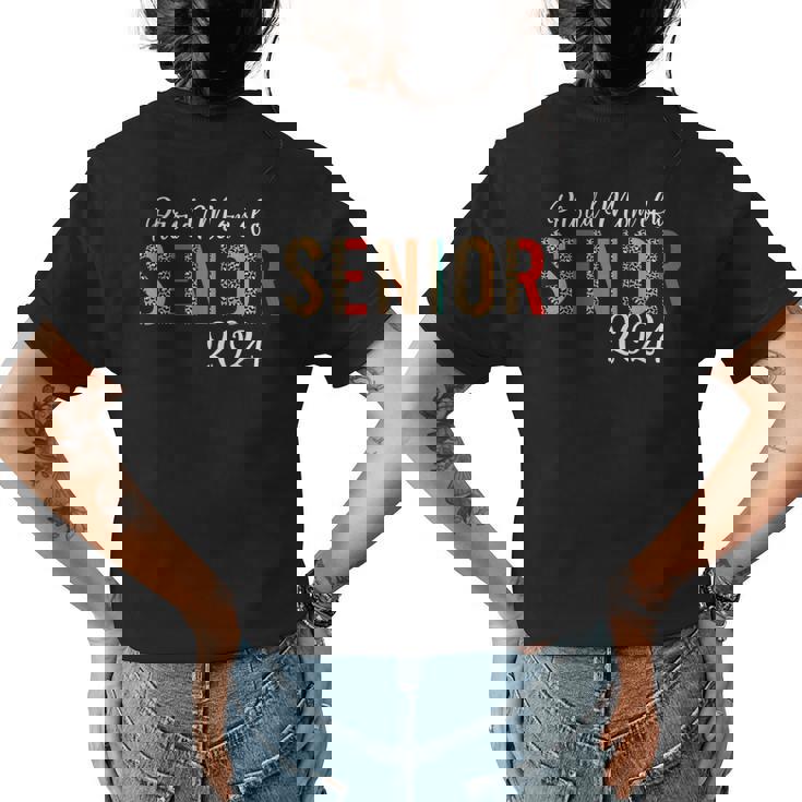 Proud Senior Mom 2025 Senior 2025 Mama Class Of 2025 Mother Women's Oversized Graphic Back Print
