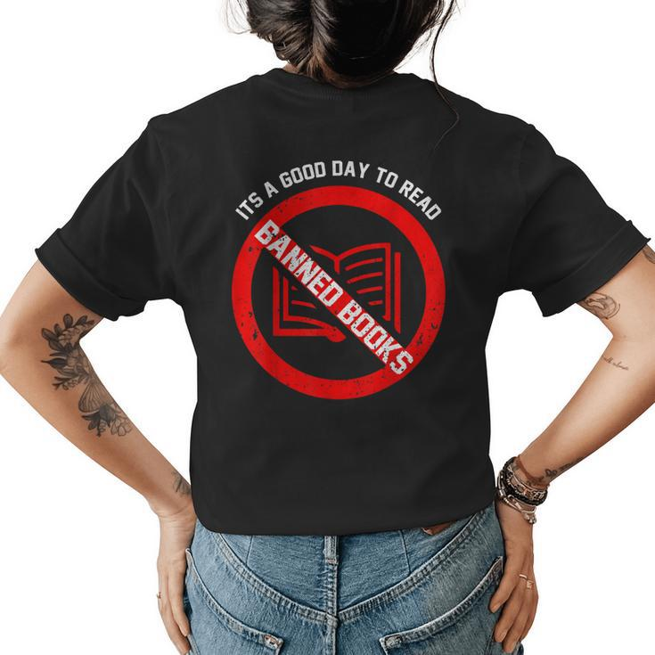 I Read Banned Books Readers Men Women Women's T-shirt Back Print