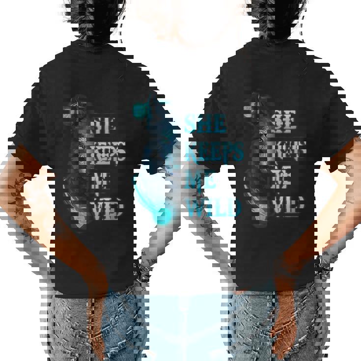 She Keeps Me Wild Lion Couple Matching Gift T-Shirt She Keeps Me Wild Lion Couple Matching Gift T-Shirt