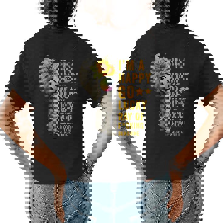 I'm A Happy Go Lucky Ray Of F Cking Sunshine Elephant Tshirt I'm A Happy Go Lucky Ray Of F Cking Sunshine Elephant Tshirt