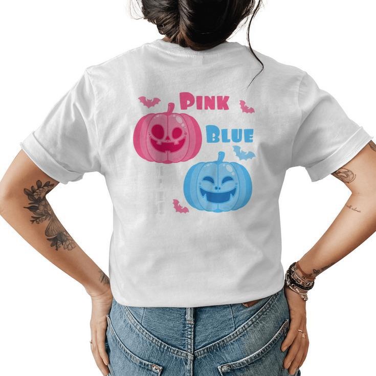 Kids Halloween Gender Reveal Your Sister Loves You Fall Themes For Sister  Womens T-shirt Back Print