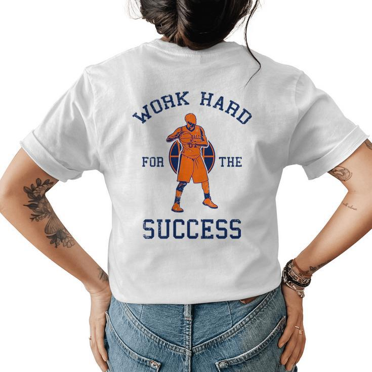 Motivational Basketball Quote Womens Back Print T-shirt