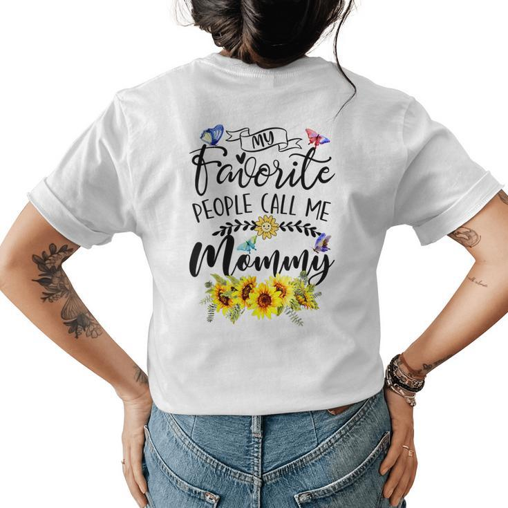 Sunflower Series White T-shirts for Mom and Me