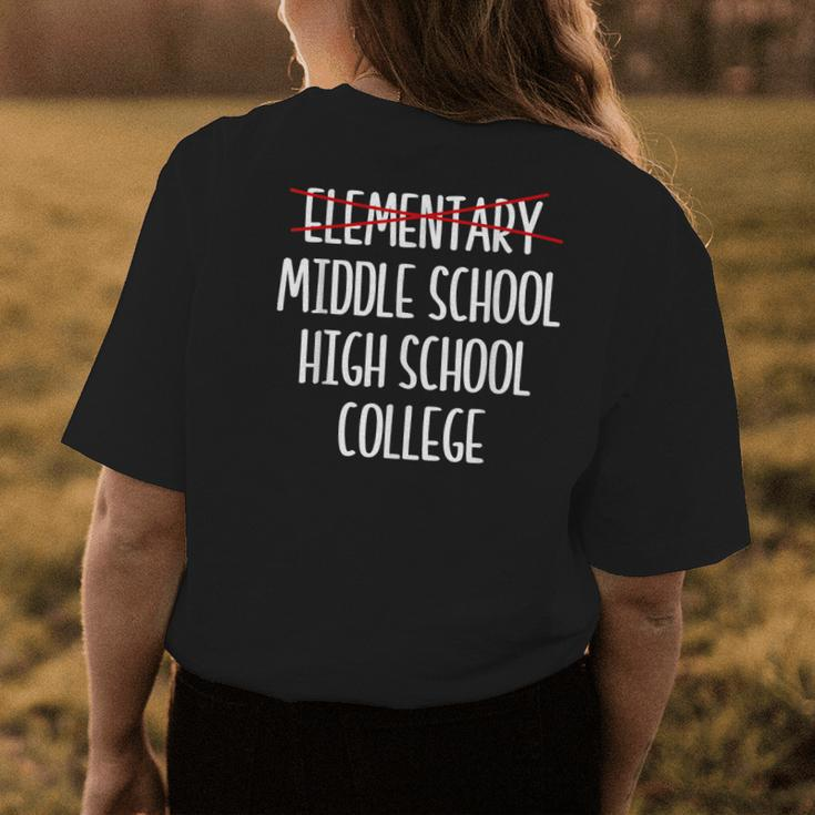 2023 Funny Elementary School Graduation 6Th Grade Graduation Womens Back Print T-shirt Personalized Gifts