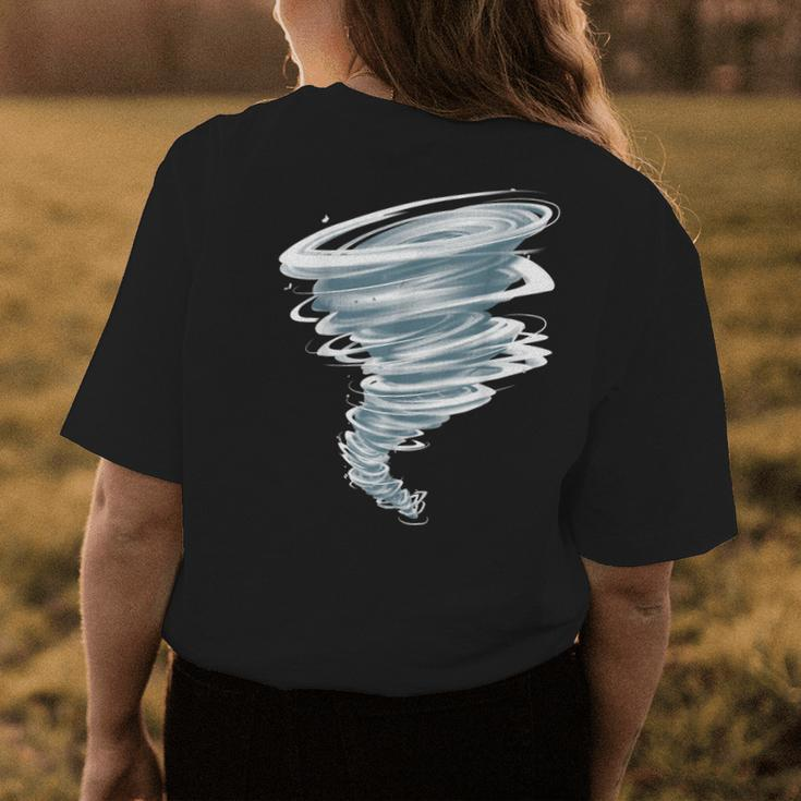 Best Tornado For Men Women Storm Hunter Weather Meteorology Womens Back Print T-shirt Funny Gifts