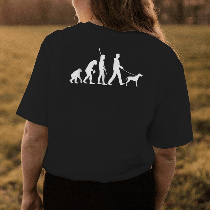 Catahoula Leopard Dog Fun Dog Owner Evolution Gift Womens Back Print T-shirt Unique Gifts