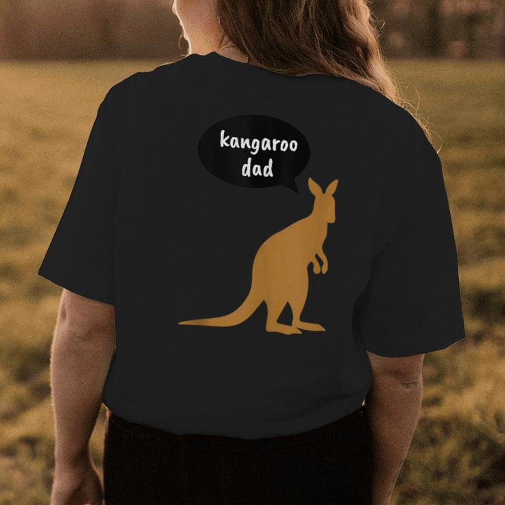 Dad Kangaroo - Funny Birthday Christmas Gifts Womens Back Print T-shirt Unique Gifts