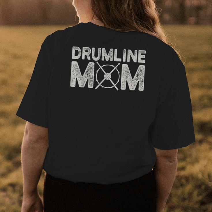 Drumline Mom - Funny Marching Band Mom For Mothers Day Womens Back Print T-shirt Unique Gifts