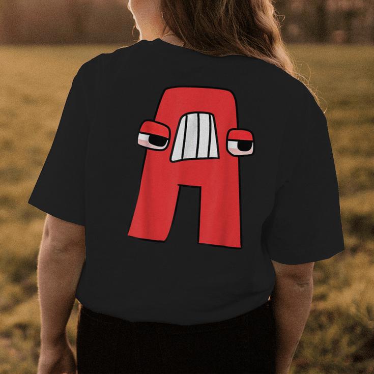  Emotion Letter Friend Alphabet Lore T-Shirt : Clothing