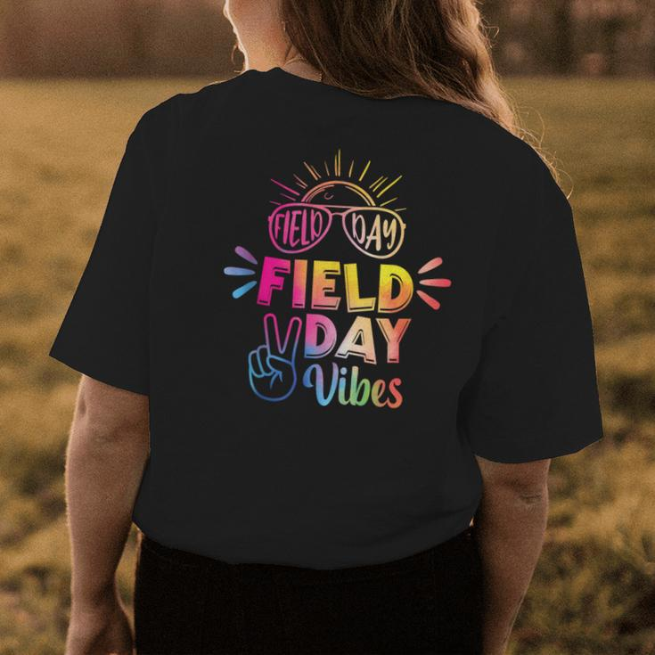 Field Day Vibes 2023 Field Day Vibes Teacher Women's T-shirt Back Print Unique Gifts