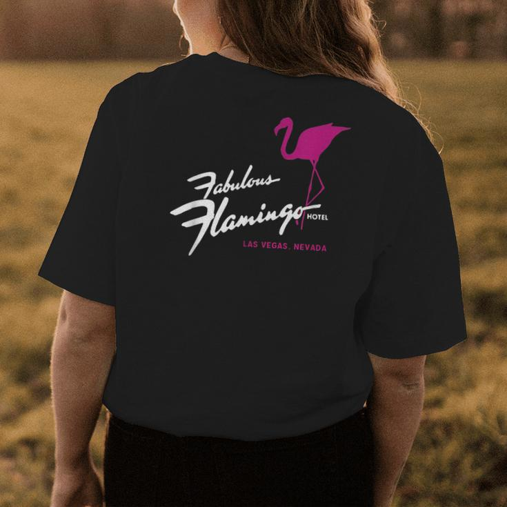 Flamingo Hotel Casino Las Vegas Retro Vintage Womens Back Print T-shirt Unique Gifts