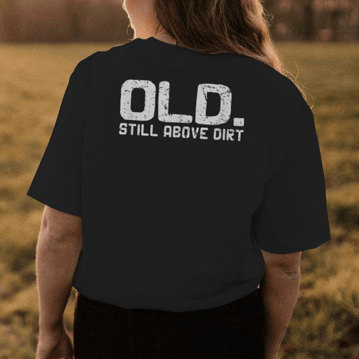 Funny Retired Old Gag Women's Crewneck Short Sleeve Back Print T-shirt Unique Gifts